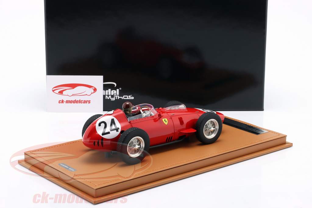 Tony Brooks Ferrari Dino 246F1 #24 vincitore Francia GP formula 1 1959 1:18 Tecnomodel