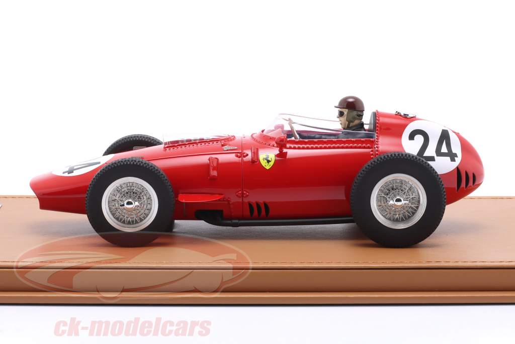Tony Brooks Ferrari Dino 246F1 #24 vincitore Francia GP formula 1 1959 1:18 Tecnomodel