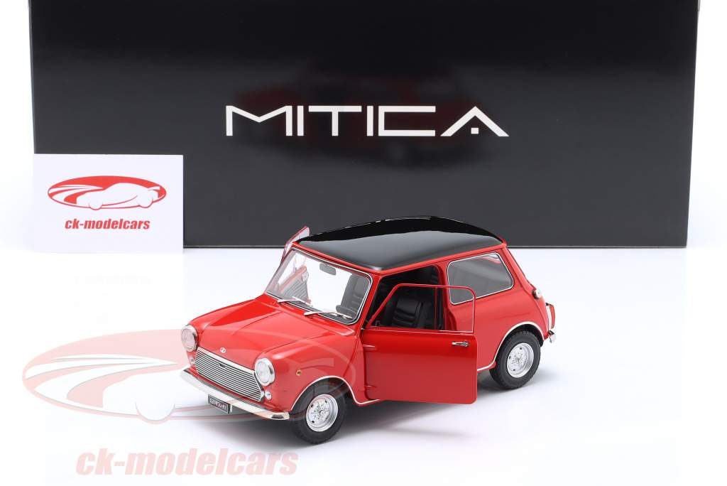MITICA 1/18 イノチェンティ ミニクーパー Mk.2 1968 レッド Mitica 1:18 Mini Cooper MK2 建造年份1968 红色的， 黑色的