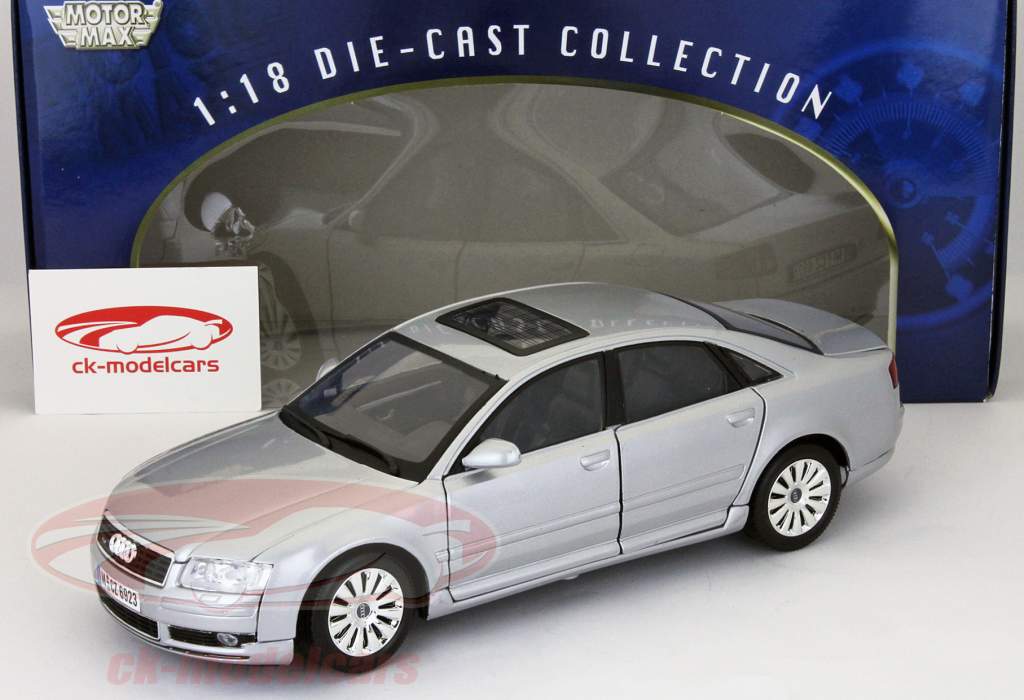 Audi A8 silver 1:18 MotorMax