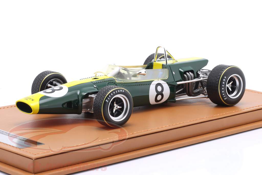 Graham Hill Lotus 48 #8 Pau GP fórmula 2 1967 1:18 Tecnomodel