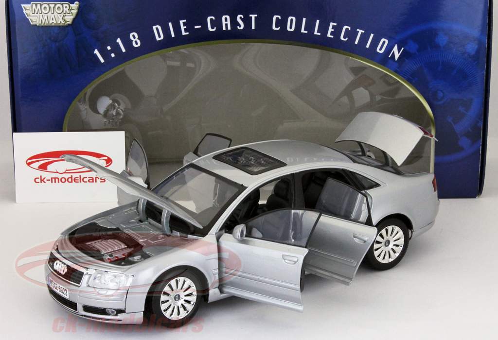 Audi A8 silver 1:18 MotorMax