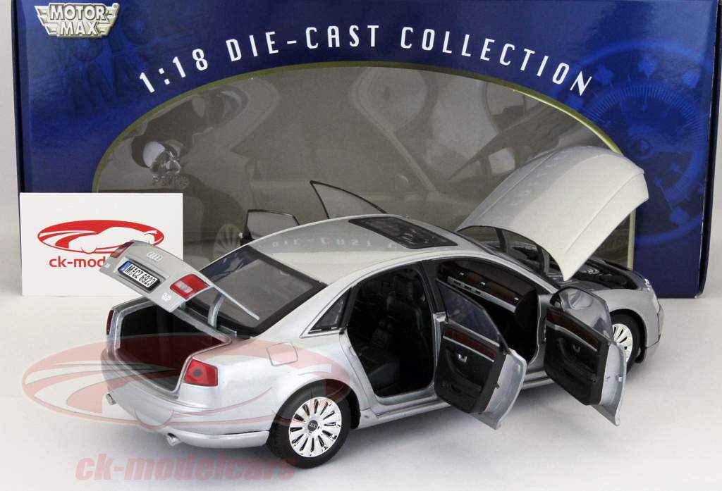 Audi A8 silver 1:18 MotorMax