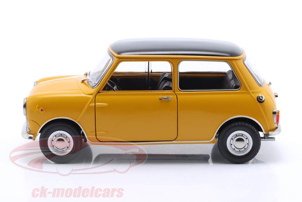 Mini Cooper MK1 Año de construcción 1966 amarillo, negro 1:18 Mitica