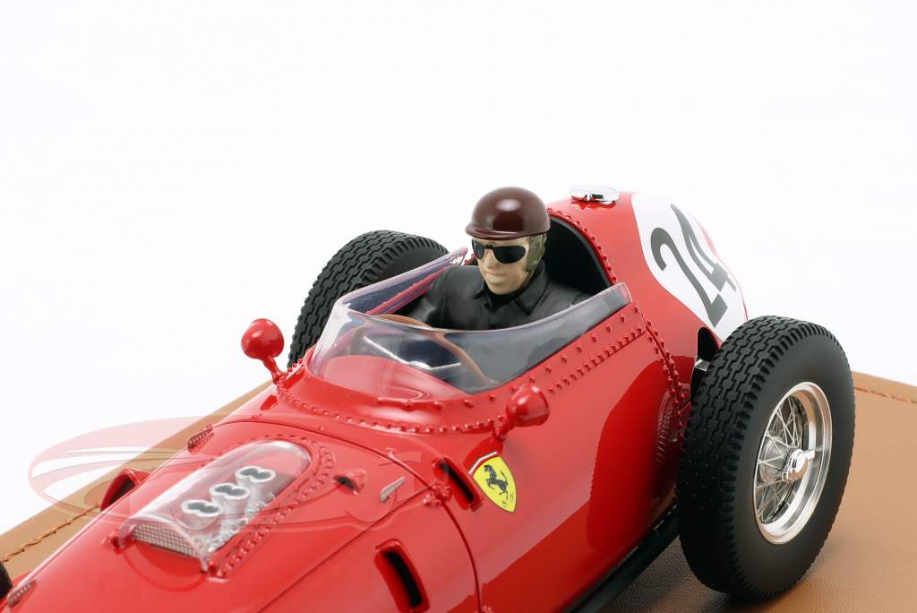 Tony Brooks Ferrari Dino 246F1 #24 vincitore Francia GP formula 1 1959 1:18 Tecnomodel