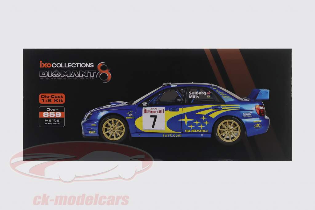 Subaru Impreza S9 WRC #7 WRC Champion 2003 Solberg, Mills kit 1:8 Ixo