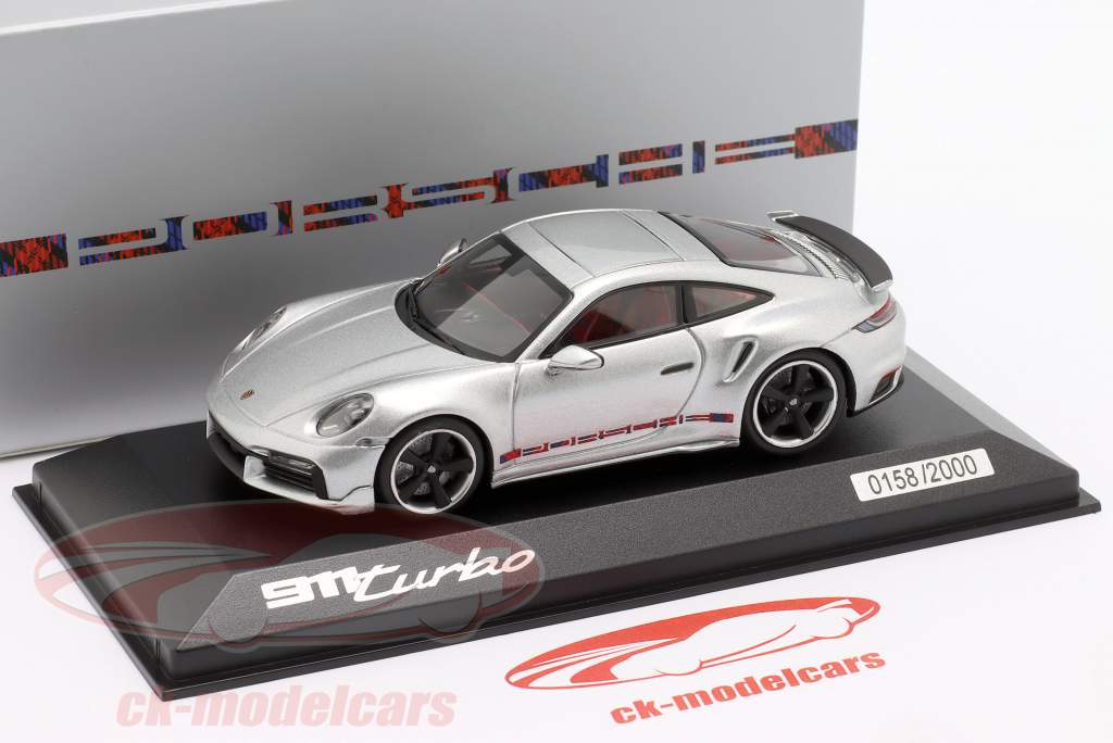MINICHAMPS Porsche 911 Turbo 1/43 限定500個 Minichamps 1:43 Porsche 911 (997 II) Turbo year 2009 silver
