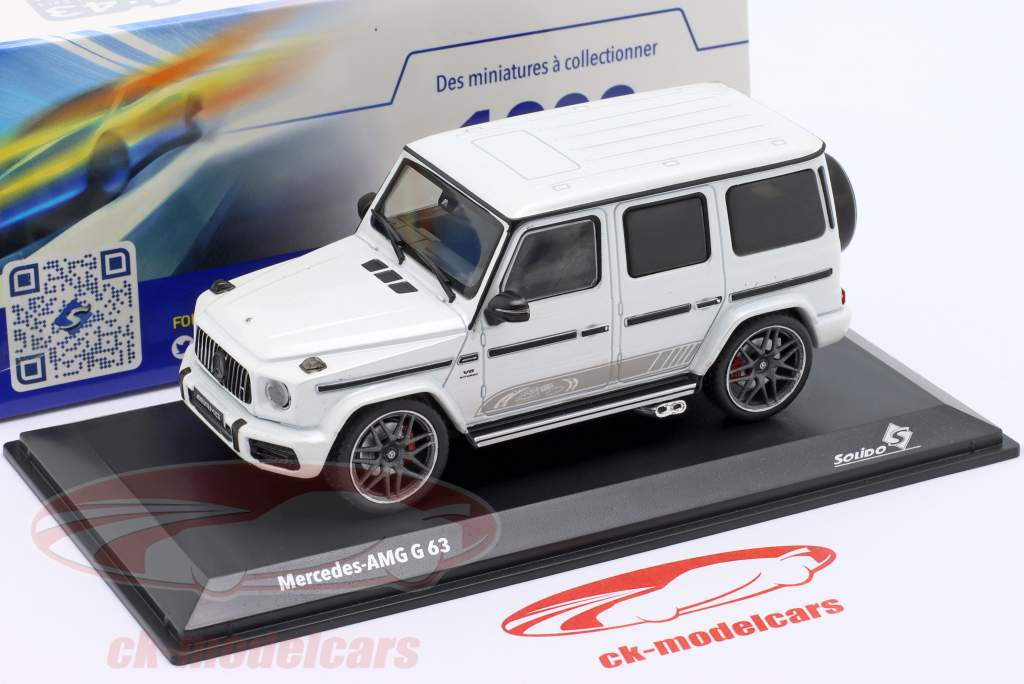 Mercedes-Benz G63 AMG Año de construcción 2022 blanco 1:43 Solido