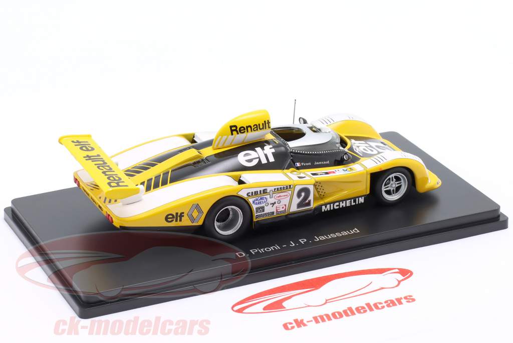 Renault Alpine A442B #2 ganhador 24h LeMans 1978 Pironi, Jaussaud 1:43 Spark