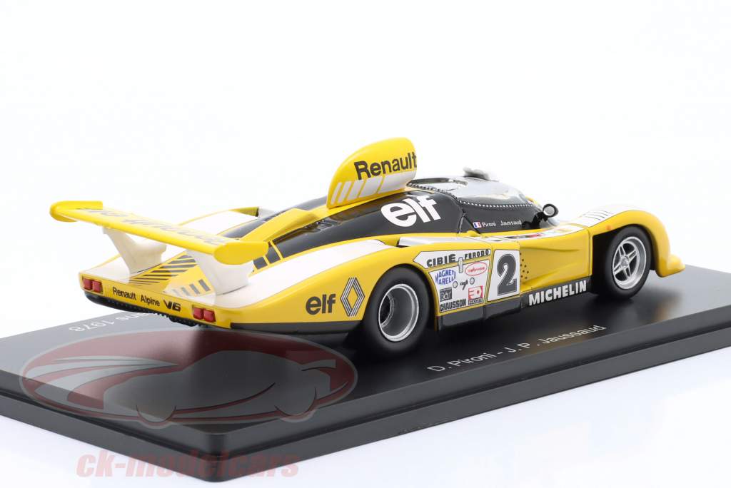 Renault Alpine A442B #2 ganhador 24h LeMans 1978 Pironi, Jaussaud 1:43 Spark