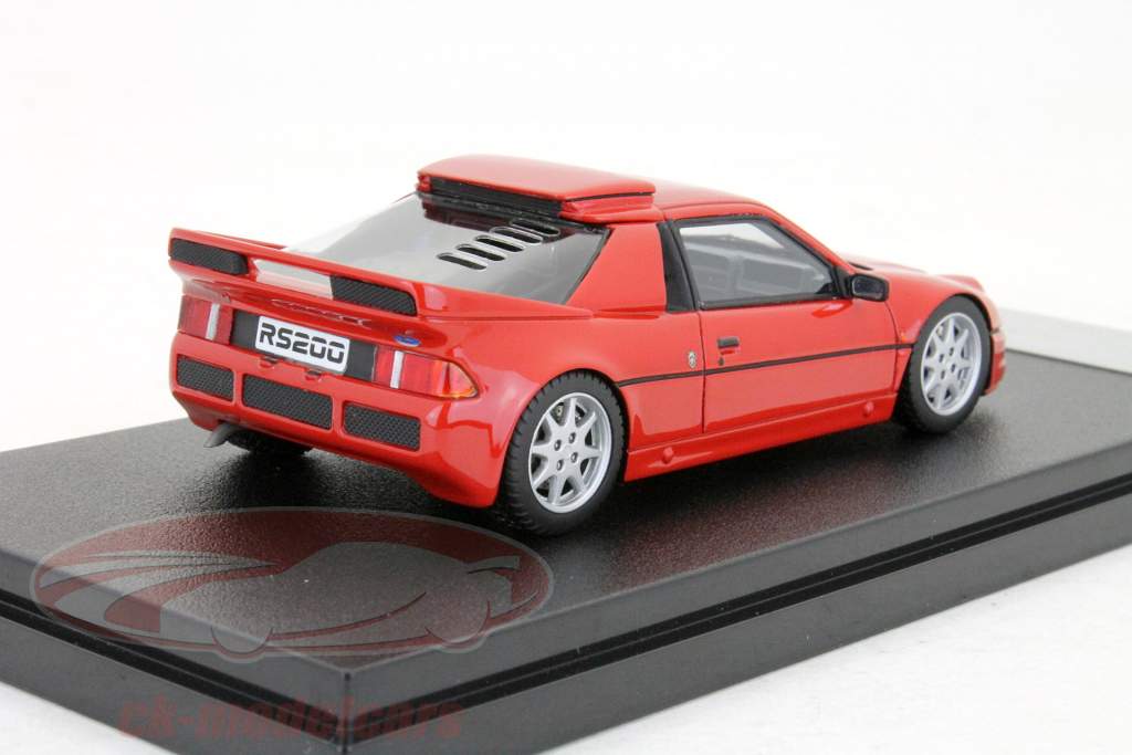 Ford RS 200 Rally Plain Body Edition rood 1:43 HPI