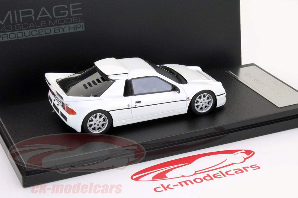 Ford RS 200 Rallye Plain Body Edition bianco 1:43 HPI