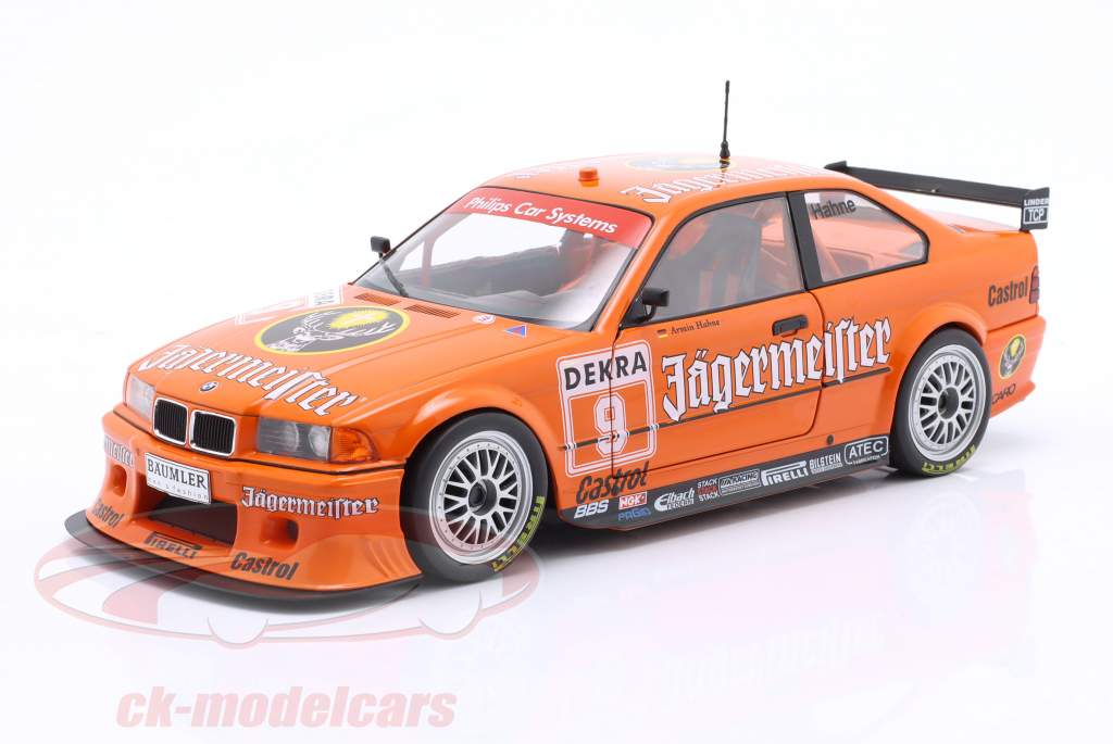 BMW 325i Coupe E36 DTM Jägermeister #9 DTM 1993 Armin Hahne 1:18 WERK83
