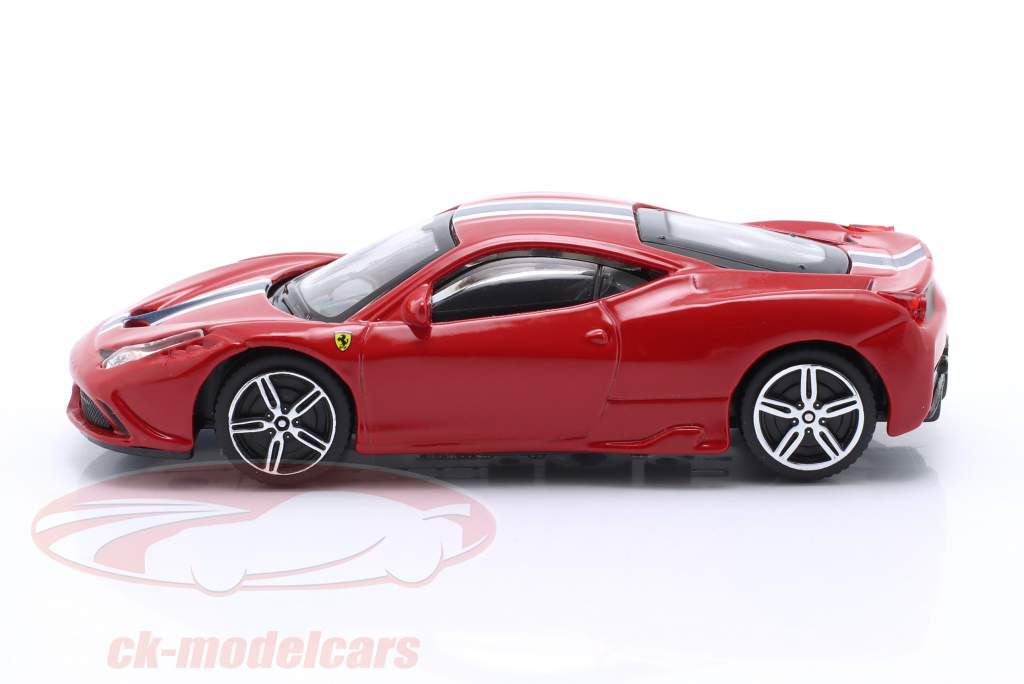 Ferrari 458 Speciale rojo / azul / blanco 1:43 Bburago