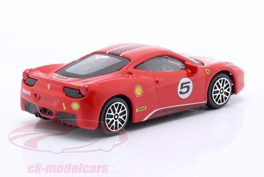 Ferrari 458 Challenge #5 rouge 1:43 Bburago