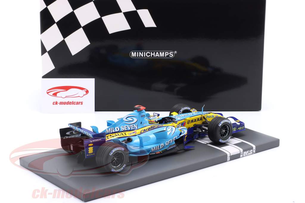 Fernando Alonso Renault R26 #1 2nd China GP Formula 1 World Champion 2006 1:18 Minichamps