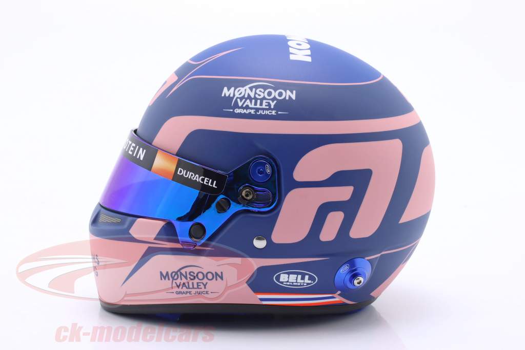 Alexander Albon #23 Williams Racing formel 1 2024 hjelm 1:2 Bell