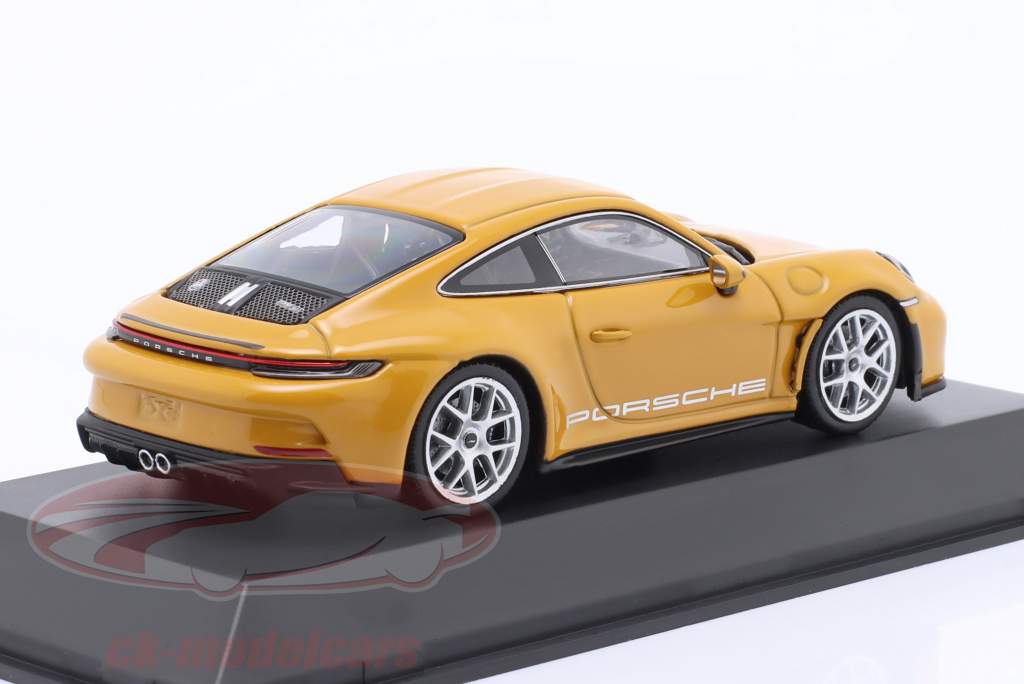 Spark 1:43 Porsche 911 (992) S/T bahama 黄色 WAP0203130R0ST