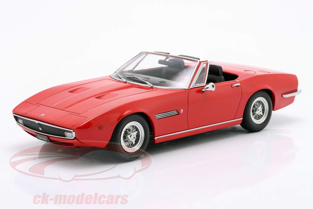Maserati Ghibli Spider 建造年份 1970 红色的 1:18 KK-Scale