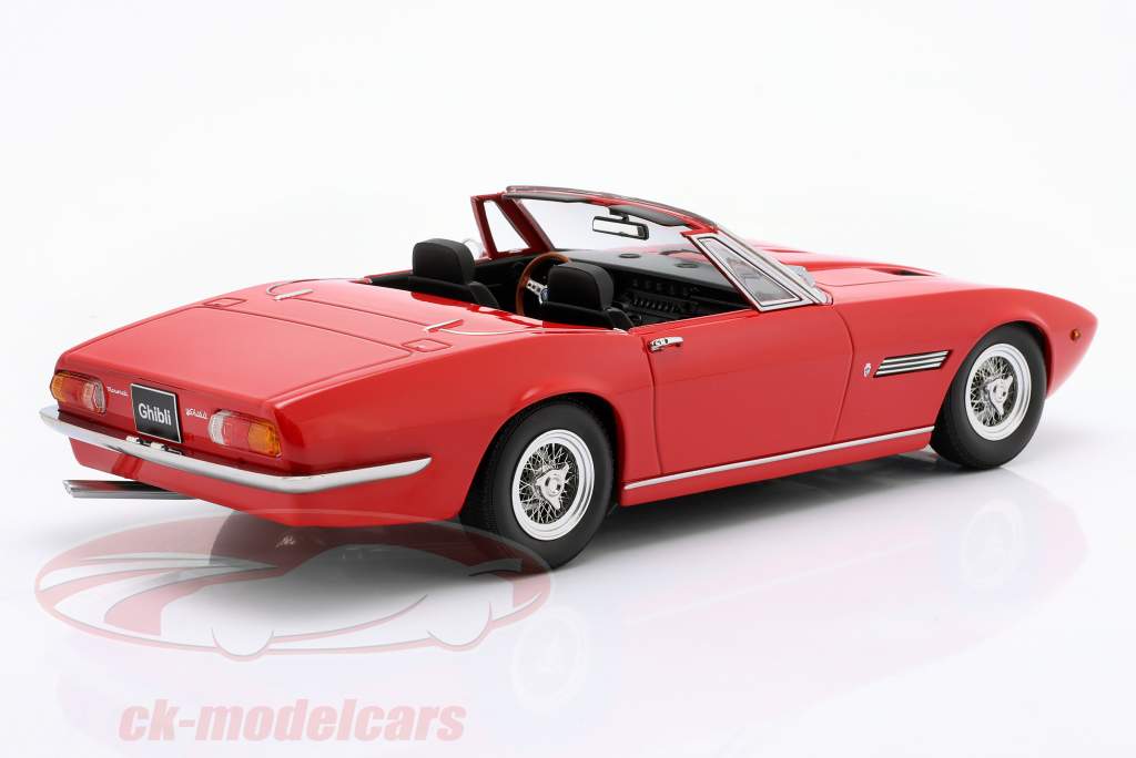 Maserati Ghibli Spider 建造年份 1970 红色的 1:18 KK-Scale