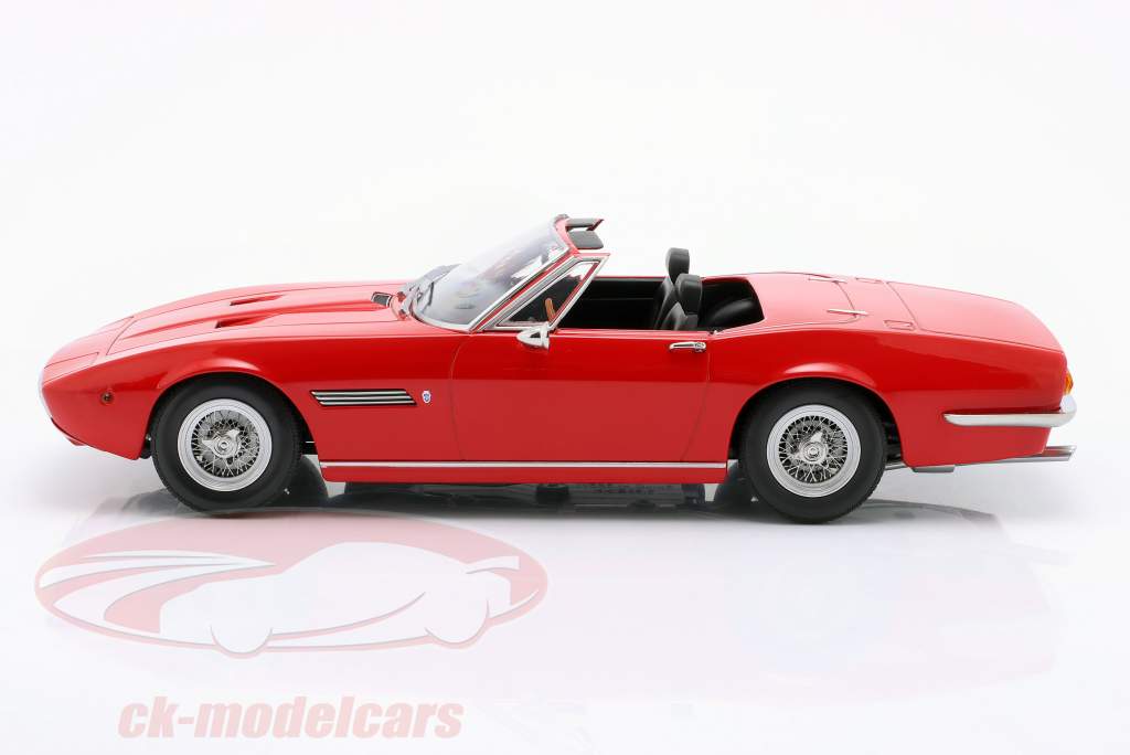 Maserati Ghibli Spider bouwjaar 1970 rood 1:18 KK-Scale