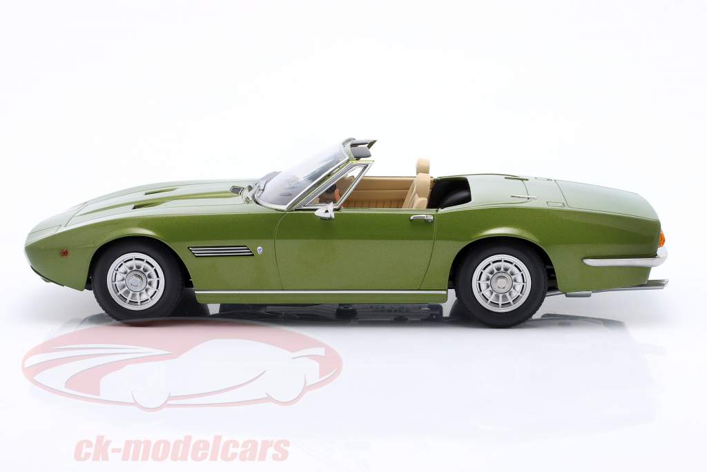 Maserati Ghibli Spider 建造年份 1970 浅绿色 金属 1:18 KK-Scale