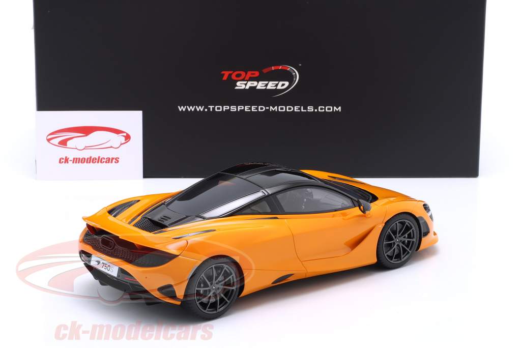 McLaren 750S year 2023 McLaren orange 1:18 TrueScale