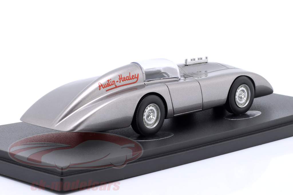 Austin Healey 100S Streamliner ano de construção 1956 prata 1:43 AutoCult