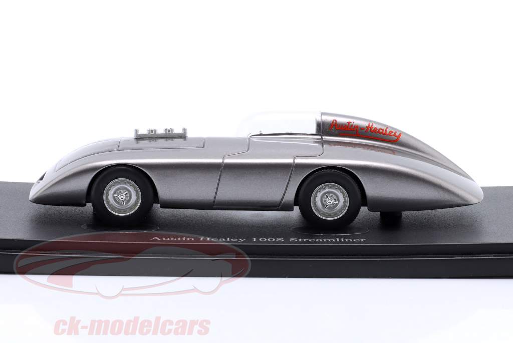 Austin Healey 100S Streamliner byggeår 1956 sølv 1:43 AutoCult