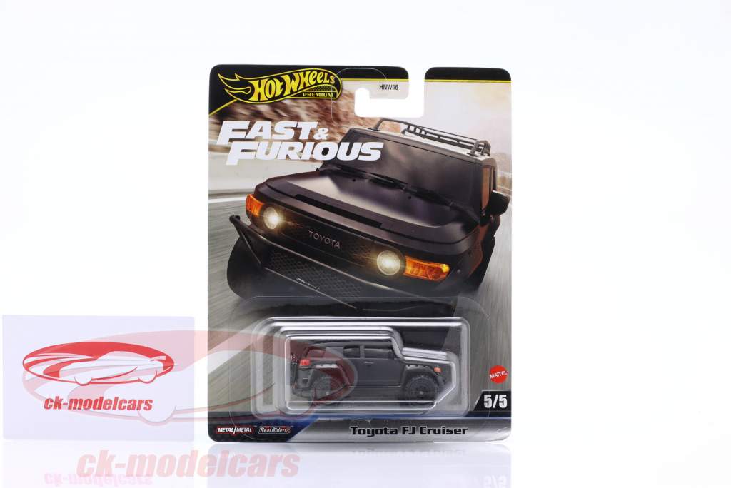 Toyota FJ Cruiser (Fast & Furious) noir 1:64 HotWheels