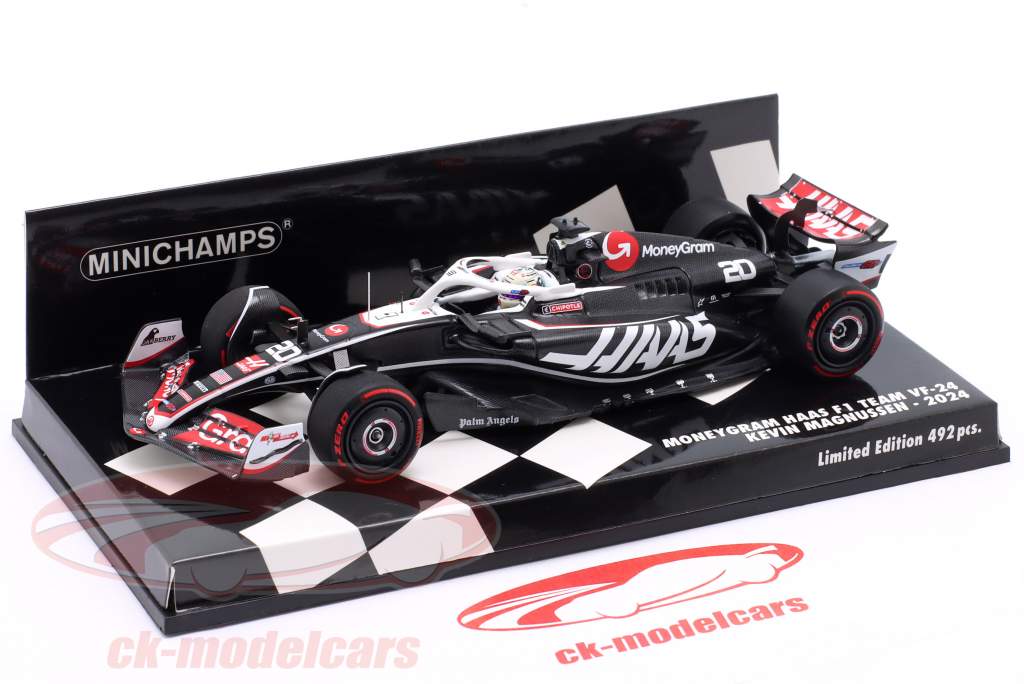 Minichamps 1:43 Kevin Magnussen Haas VF-24 #20 fórmula 1