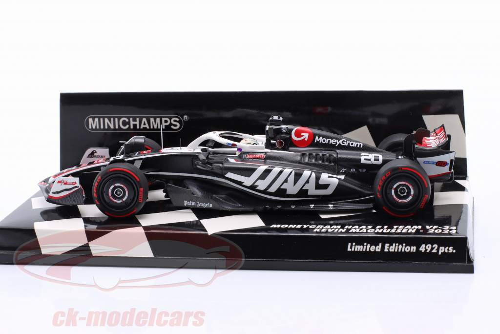 Kevin Magnussen Haas VF-24 #20 fórmula 1 2024 1:43 Minichamps