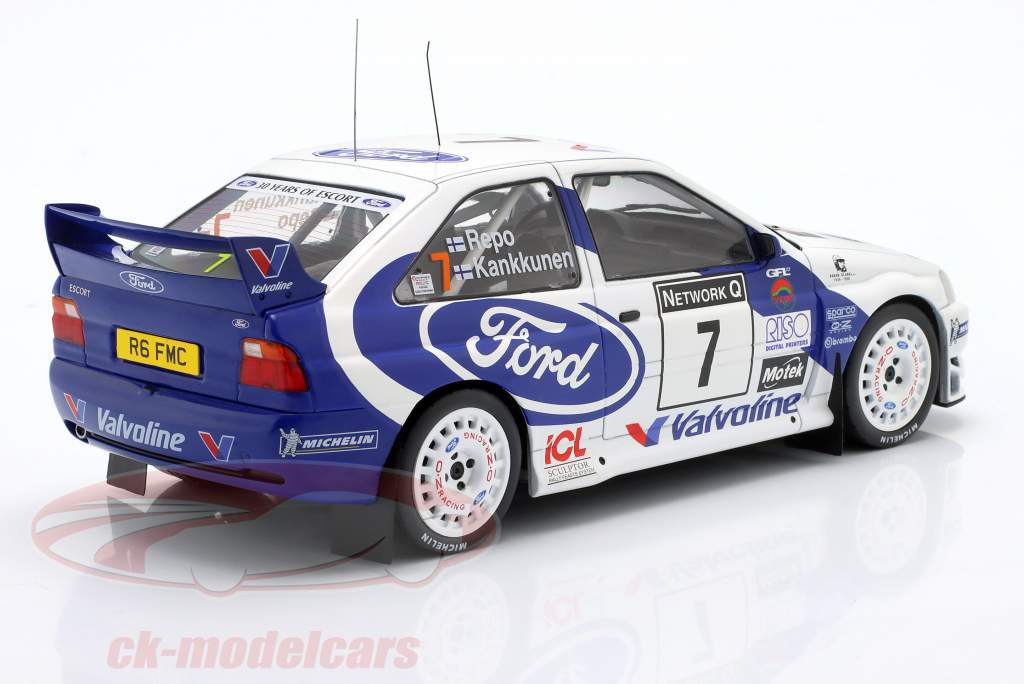 Ford Escort WRC #7 2e RAC Rallye 1998 Kankkunen, Repo 1:18 Ixo