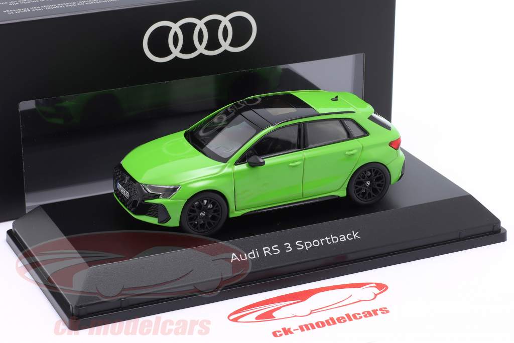 1/43 Audi RS3 Sportback キャラミグリーン Norev 1:43 Audi RS 3 Sportback Kyalami green 5012413031