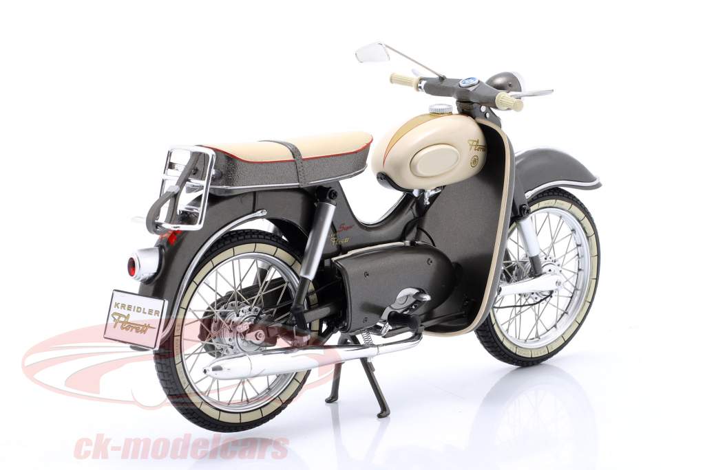 Kreidler Florett Super met beenschild grijs 1:10 Schuco