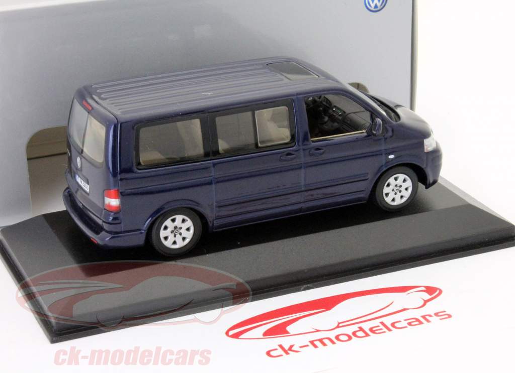 VW Volkswagen Multivan T5 shadow blue  1:43 Minichamps
