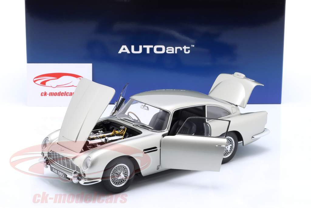 Aston Martin DB5 année de construction 1964 argent 1:18 AUTOart