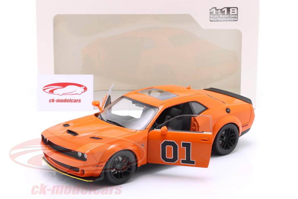 SOLIDO 1/18 チャレンジャーワイドボディ HAZARD Tribute 1/18 Solido 2023 Dodge Challenger R/T Scat Pack Widebody