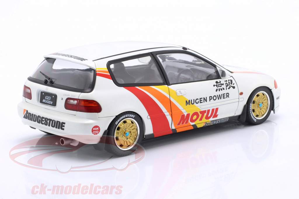 Honda Civic (EG6) Mugen Racing 1992 blanc / décor 1:18 Solido