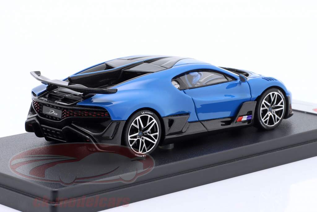 Bugatti Divo année de construction 2018 French Racing bleu 1:43 LookSmart