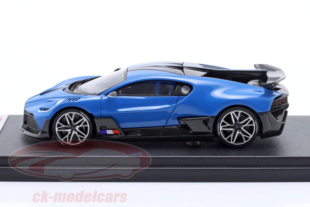 Bugatti Divo year 2018 French Racing blue 1:43 LookSmart