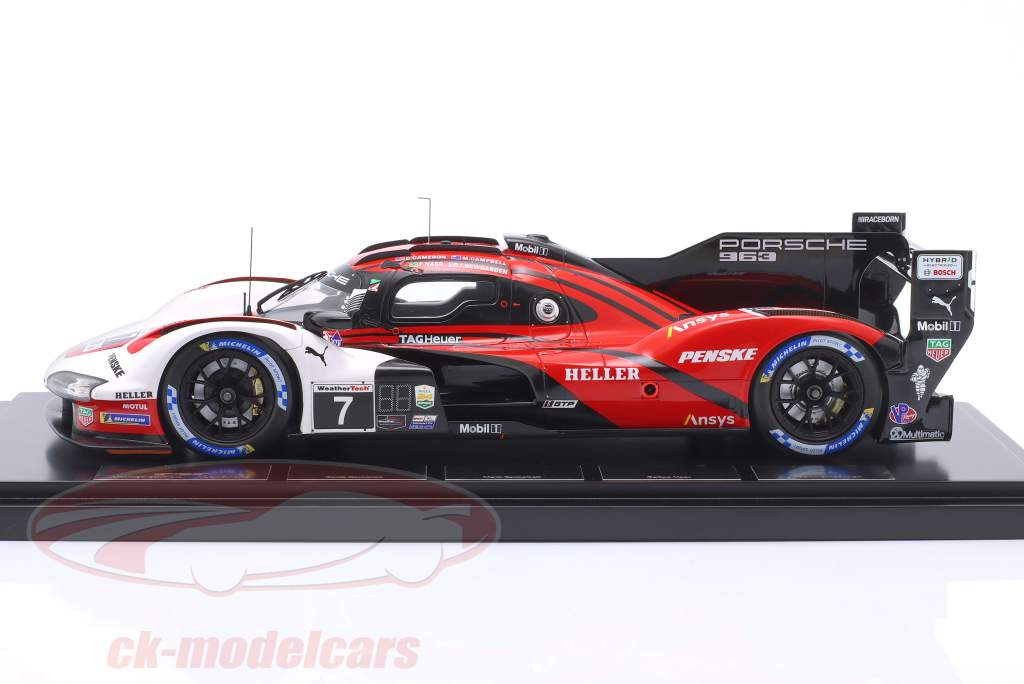 Porsche 963 #7 vincitore 24h Daytona 2024 Porsche Penske Motorsport 1:18 Spark