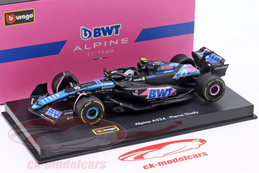 Pierre Gasly Alpine A524 #10 Japón GP fórmula 1 2024 1:43 Bburago