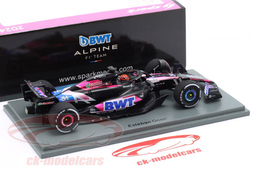 Esteban Ocon Alpine A524 #31 Bahrain GP fórmula 1 2024 1:43 Spark