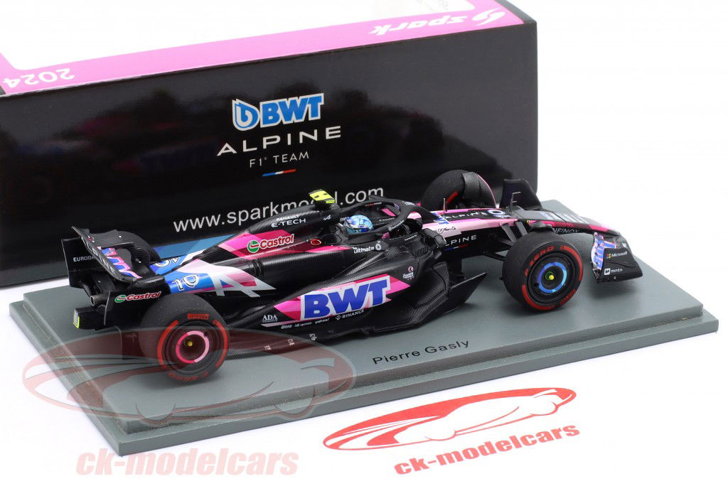 Pierre Gasly Alpine A524 #10 Bahrain GP Formula 1 2024 1:43 Spark