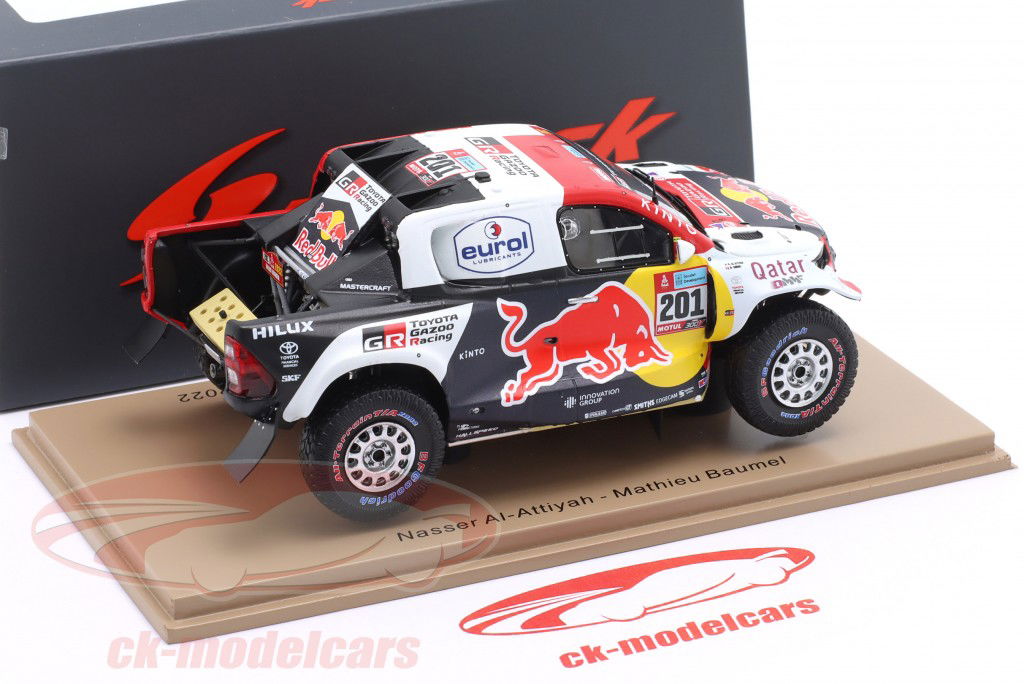 Toyota GR DKR Hilux #201 Winner Rallye Dakar 2022 Al-Attiyah, Baumel 1:43 Spark