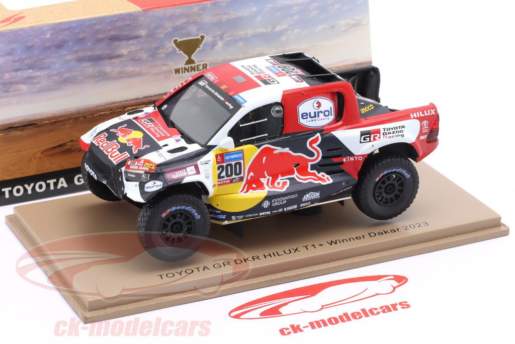 Spark 1:43 Toyota GR DKR Hilux #200 Winner Rallye Dakar 2023