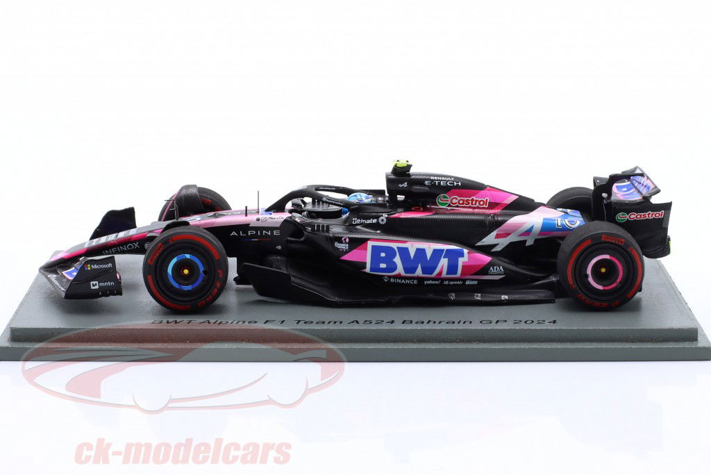 Pierre Gasly Alpine A524 #10 Bahrain GP Formula 1 2024 1:43 Spark