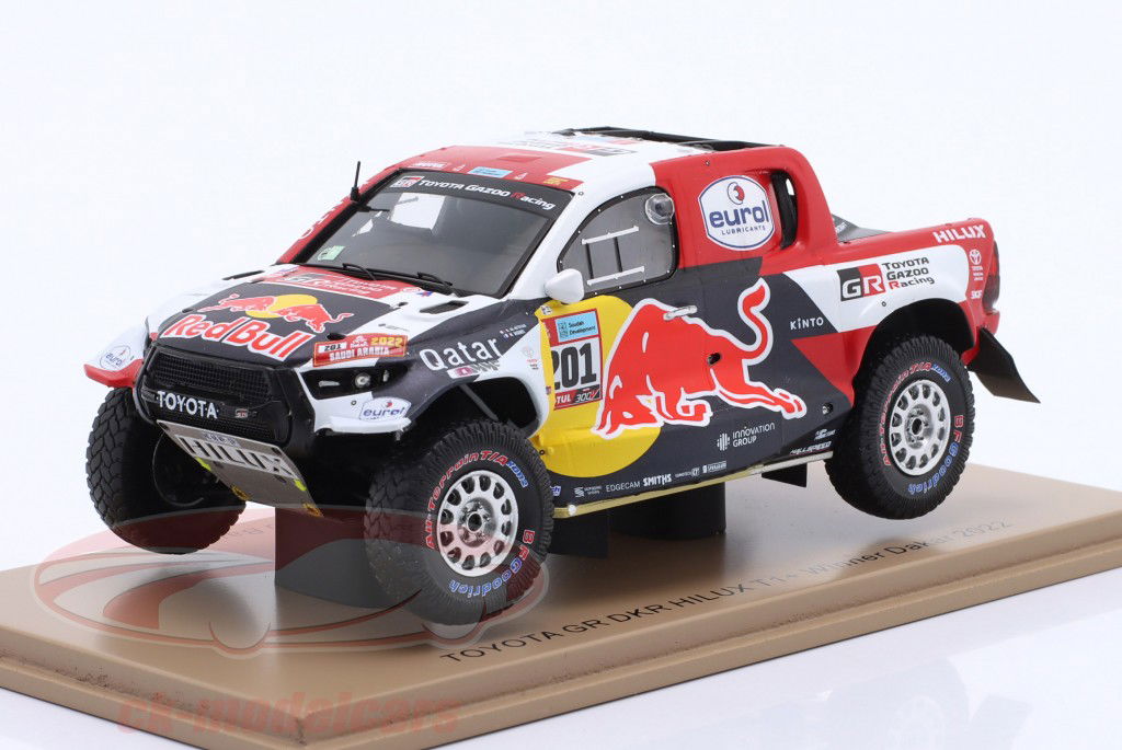 Toyota GR DKR Hilux #201 Winner Rallye Dakar 2022 Al-Attiyah, Baumel 1:43 Spark