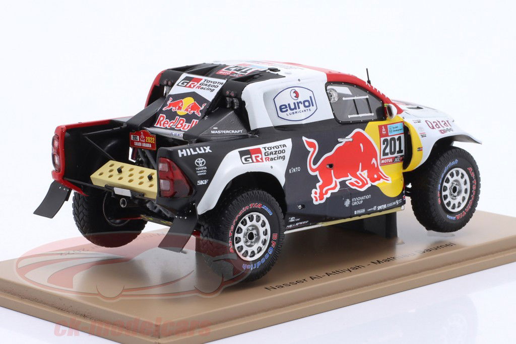 Toyota GR DKR Hilux #201 Winner Rallye Dakar 2022 Al-Attiyah, Baumel 1:43 Spark